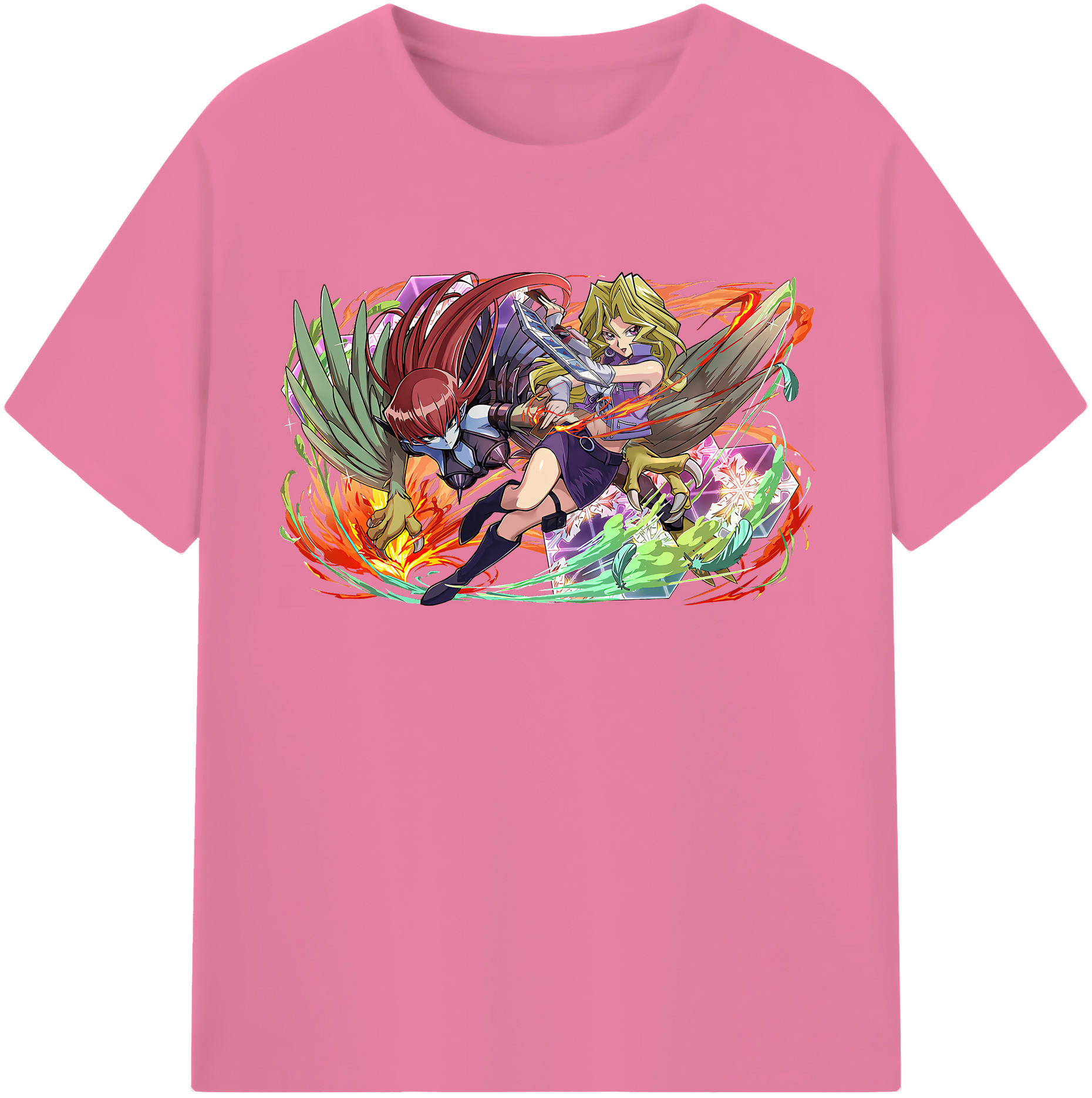 （画像用） 遊☆戯☆王 Yu-Gi-Oh! 綿100％半袖Tシャツ（フロントプリント）